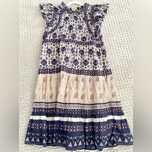 Sea New York Brigitte Border Dress in violet size small